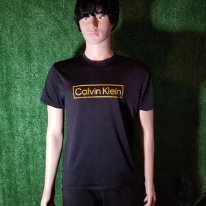 Calvin Klein Black T-Shirt with Gold Accents